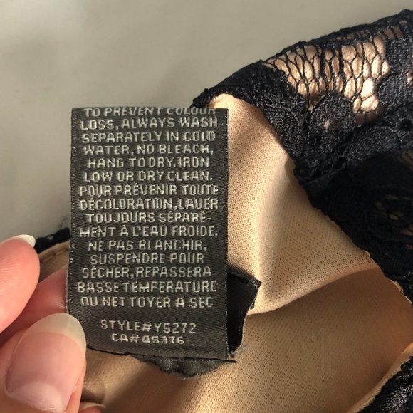 Black Lace Peplum Top with Belt (LAST CHANCE!!) - Picture 4 of 4